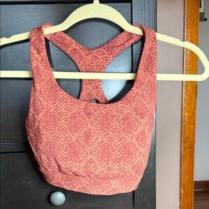 Athleta Women's Snake Print Sports Bra